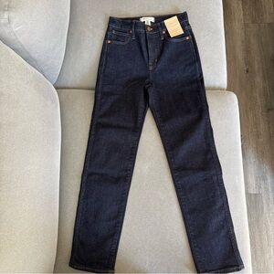 Madewell Stovetipe-  Indigo Straight Leg Jeans 25 BNWT